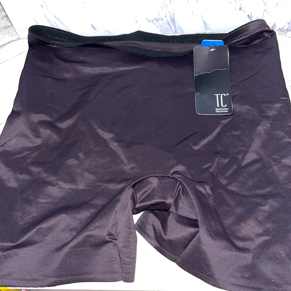 NEW Total comfort shapewear black shorts XL